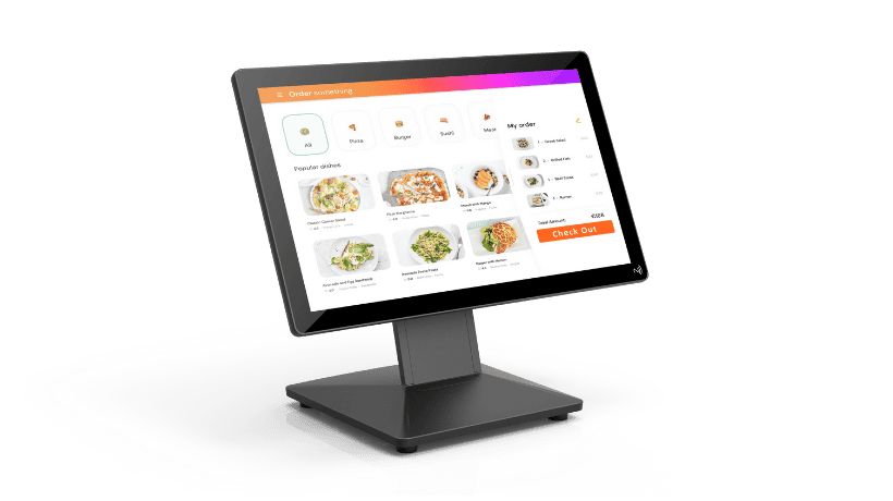 ARM-based GMS-certified AIO POS systems powered by Android 14, featuring built-in tap-to-pay support - USC-115RC