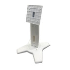 ARES-2425X is a desk stand compatible with 75x75 mm / 100x100 mm VESA patterns. It can tilt -2° (down) ~ +180° (up) and screens up to 27" - ARES-2425X