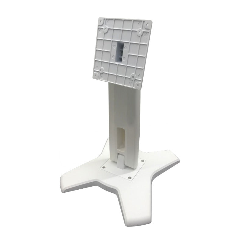 ARES-2425X is a desk stand compatible with 75x75 mm / 100x100 mm VESA patterns. It can tilt -2° (down) ~ +180° (up) and screens up to 27" - ARES-2425X