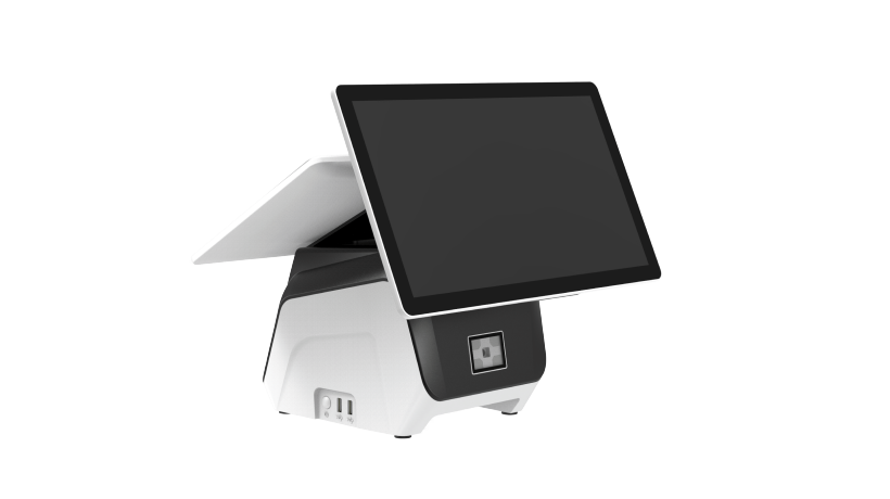 13.3" 16:9 ARM-based integrated POS system powered by the Rockchip RK3568 processor, featuring an MSR, and embedded with a printer and barcode scanner - USC-513RB