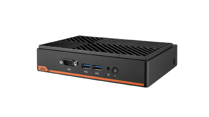 The UBX-110H is an 8K UHD fanless edge computer powered by an Intel® Celeron® 6305E or 11th generation Core™ i3/i5/i7 processor - UBX-110H
