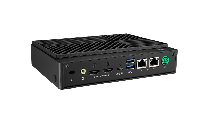 The UBX-110K is a 4K UHD fanless edge computer powered by an Intel® N97 or Core™ i3-N305 processor - UBX-110K